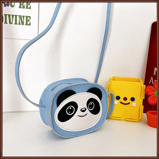 Túi Da Pu Đeo Chéo Mini Hình Gấu Trúc Hoạt Hình Dễ Thương Dành Cho Trẻ Em