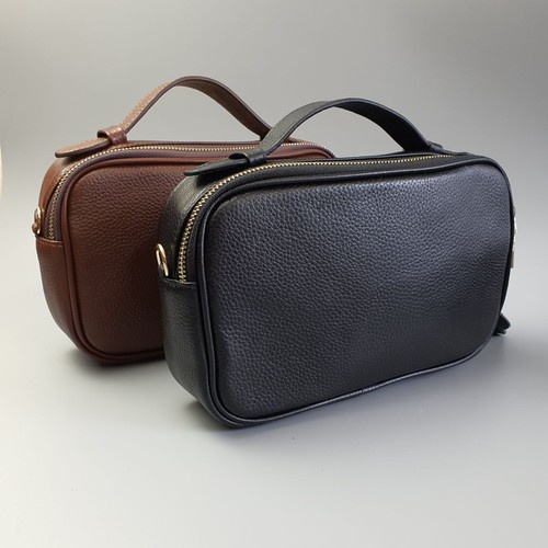 Clutch Hộp Dáng Ngang Nam Sang Trọng CT03 Da Bò Thật Bóp Nam Cầm Tay Kết Hợp Túi Đeo Chéo Kiểu Dáng Lịch Lãm BH 2 năm