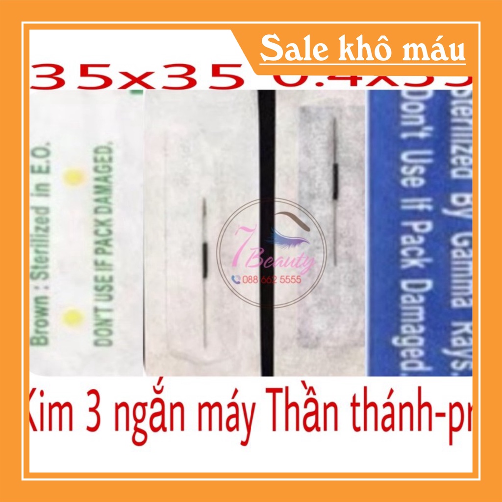 50 Kim 3 Tròn Ngắn 👄👄Chuyên Dùng Trong Phun Xăm