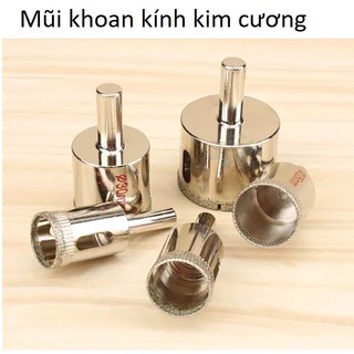 (Bán Lẻ )Mũi khoan kim cương Khoan đá kính gạch men 10-60mm