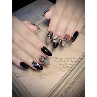 Móng úp, móng giả, nailbox thiết kế chan.n.el sang chảnh