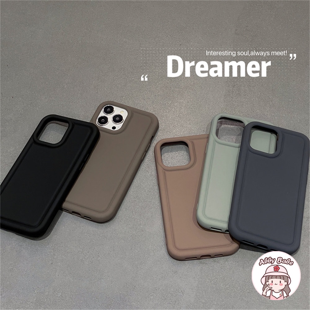 Ốp Điện Thoại Silicon TPU Mềm Nhám Màu Đen Đơn Giản Chống Va Đập Cho IPhone 14 Pro Max 11 7Plus 13 12 11 Pro Max X XS XR