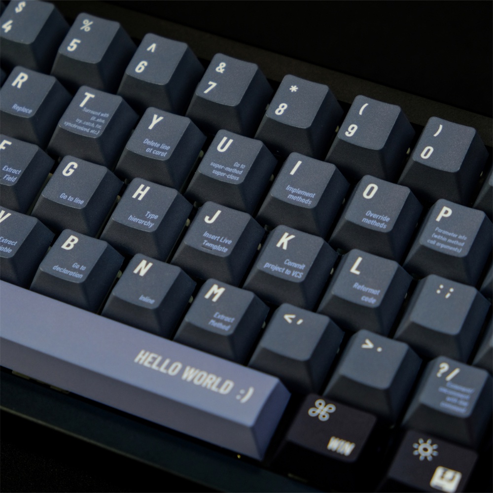 Programmer Keycaps Cherry Profile Lập Trình Viên Đen PBT Dye Sub Bàn Phím Cơ Keycap | BigBuy360 - bigbuy360.vn
