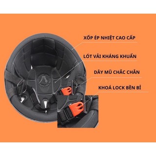 Nón Bảo Hiểm nữa LS đầu Kính Phi Công