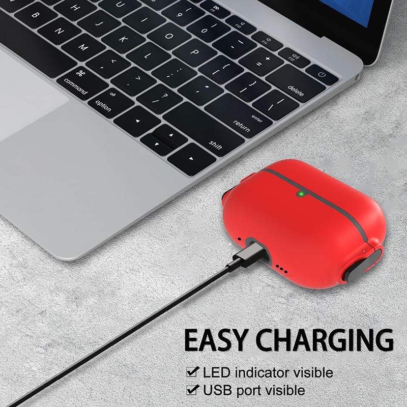 Vỏ Bảo Vệ Hộp Sạc Tai Nghe AirPods Pro 2 2022 Apple Air Pod 3 Pro 2nd Gen Pro2 1 Bằng TPU Hình Công Tắc Sáng Tạo