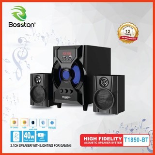 Loa Máy Vi Tính Để Bàn T1850-BT Chính Hãng Bosston Loa Pc Bluetooth Gaming Nghe Nhạc Giải Trí