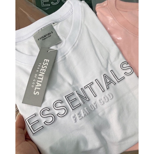 Áo thun Essentials in dập nổi siêu sang