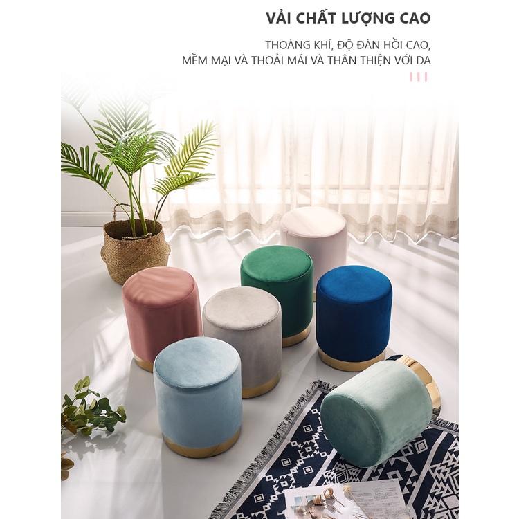 Ghế đôn sofa phong cách sang trọng thương hiệu IGA - GC18