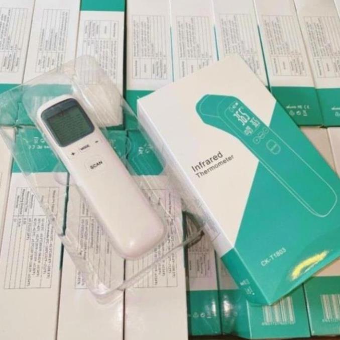 Tặng Pin - Nhiệt kế điện tử hồng ngoại đo trán - Súng Đo Nhệt Độ Cơ Thể bibomax2020