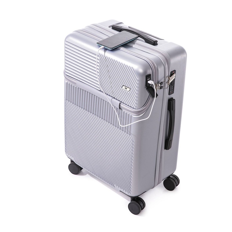 Vali kéo du lich cao cấp có cổng sạc pin dự phòng đành cho điện thoại,Vali du lịch size 20 ngăn chứa laptop rộng rãi