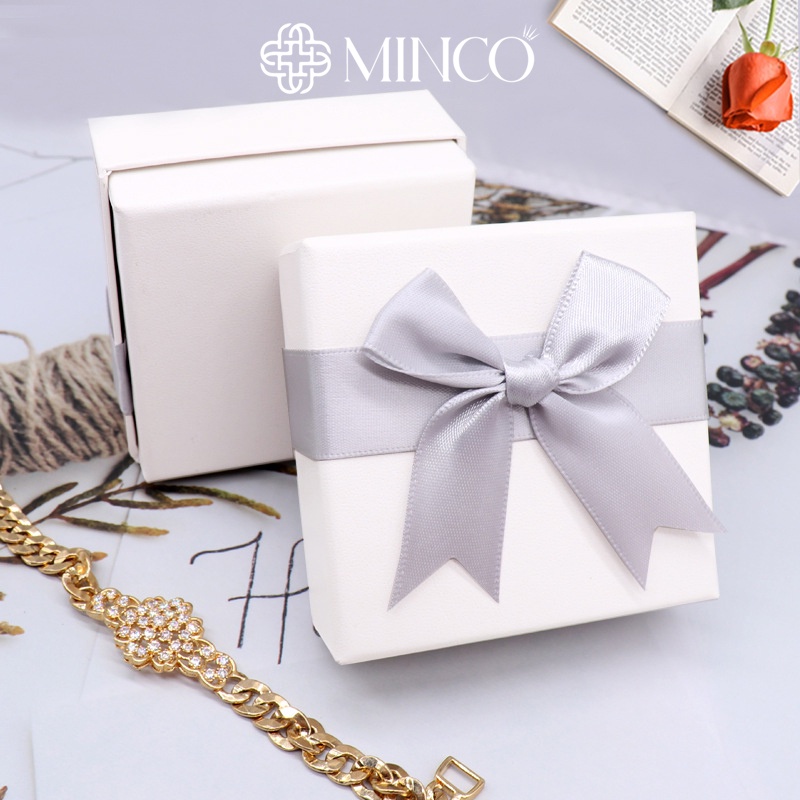 Hộp đựng quà trang sức Minco Accessories thiết kế theo yêu cầu - Hộp quà hình nơ trang sức rỗng theo yêu cầu - HQT