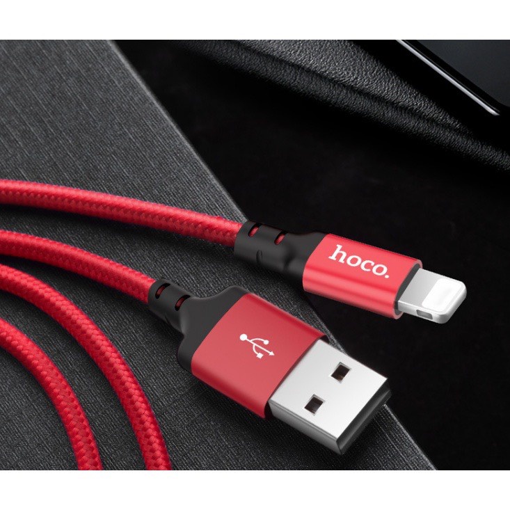 Dây Sạc HOCO Bọc Dù Sạc Nhanh 2.4A - Bảo Hành 03 Tháng