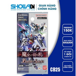 Bộ cờ chiến thuật Battle Spirits, Trading card game, Collaboration Booster  Gundam The Witch Trump Card, CB25, SL 6 thẻ