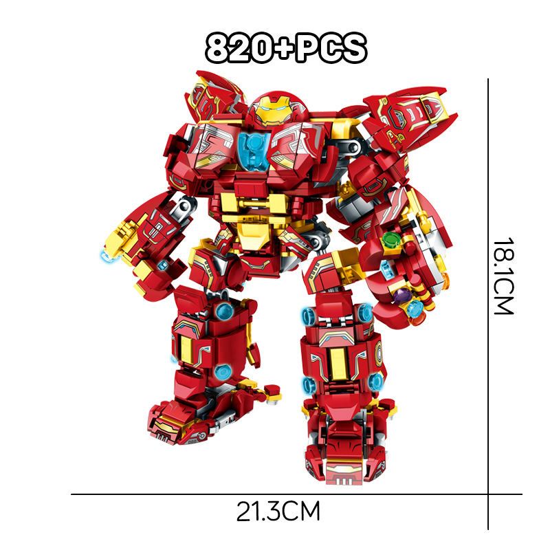 Bộ Đồ Chơi Lắp Ráp Lego Iron Man / Super Hulk / The Big Runaway