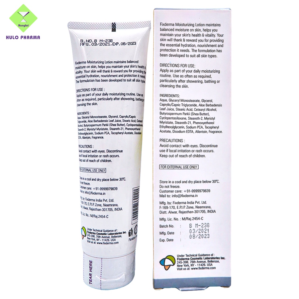 Kem Dưỡng Ẩm Cân Bằng PH Da Fixderma Multi-Active Moisturizing Lotion 150g