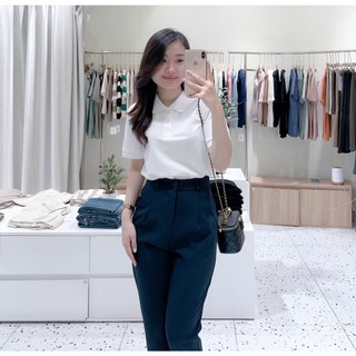 Áo polo công sở trơn - lincloset hàng mới