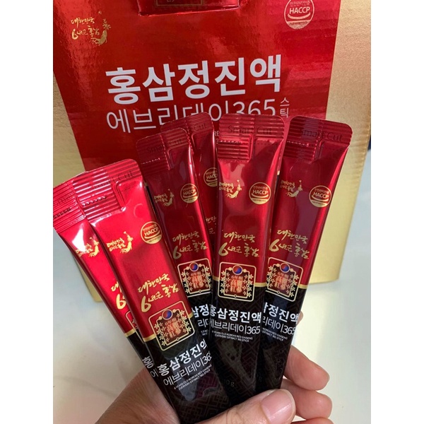 TINH CHẤT HỒNG SÂM HÀN QUỐC 10g x 100 gói