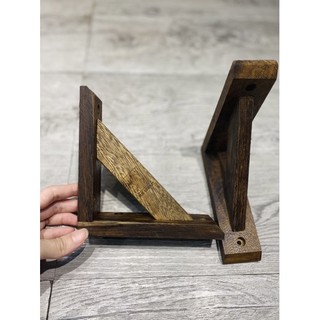 Chân kệ gỗ treo tường - giá đỡ chữ l 1 cái - pát đỡ kệ gỗ