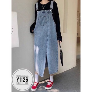 VÁY YẾM JEANS BIGSIZE CAO CẤP