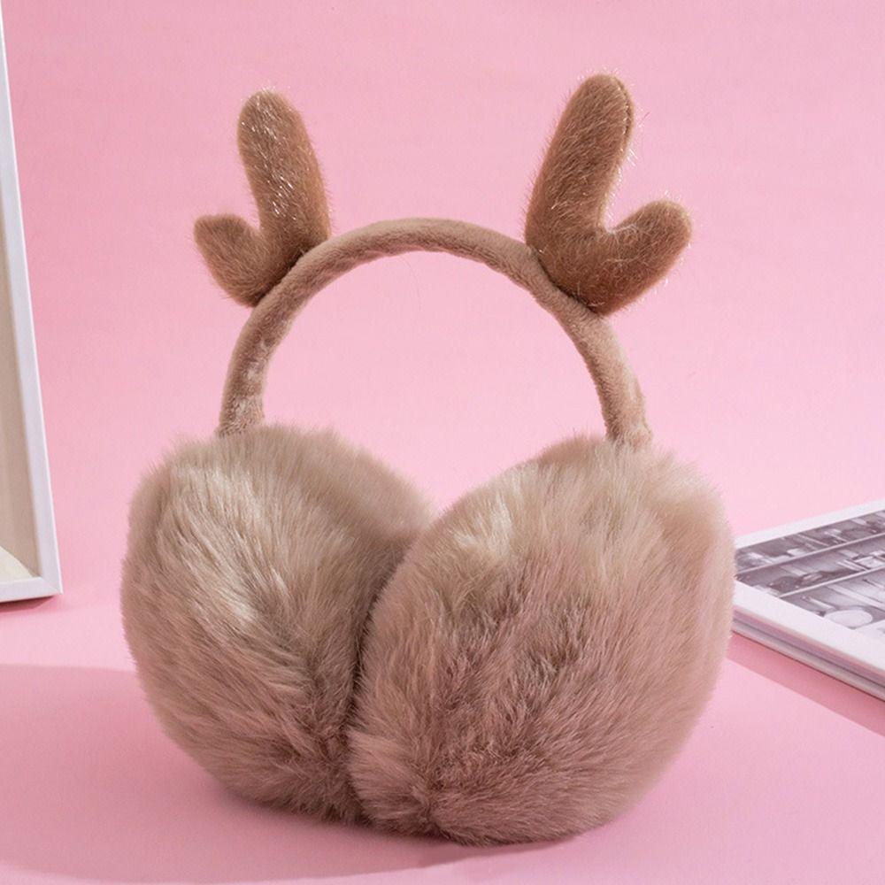 Chụp Tai Giữ Ấm Hình Sừng Hươu Cao Cấp Dành Cho Người Lớn Sự Bảo Vệ