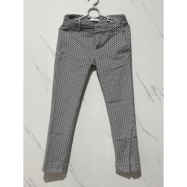 Quần tây Mango size S sọc caro và hoa