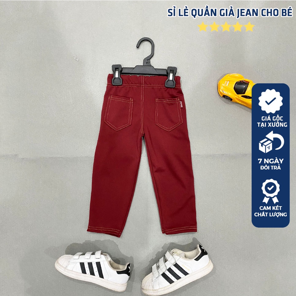 Quần jean nỉ dày dặn, mềm mịn, siêu ấm cho bé trai và bé gái từ 8-40kg