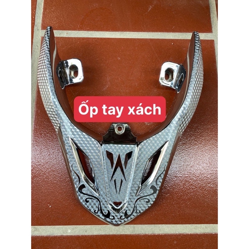 Ốp Tay Xách Vision 2023 và 2022/2021 Carbon và Xi Crom Gắn Zin