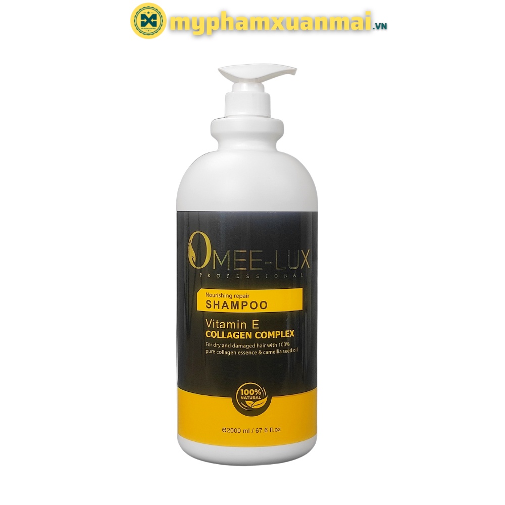 Cặp Dầu Gội Xả Omeelux Hương nước hoa lưu hương 2000ml