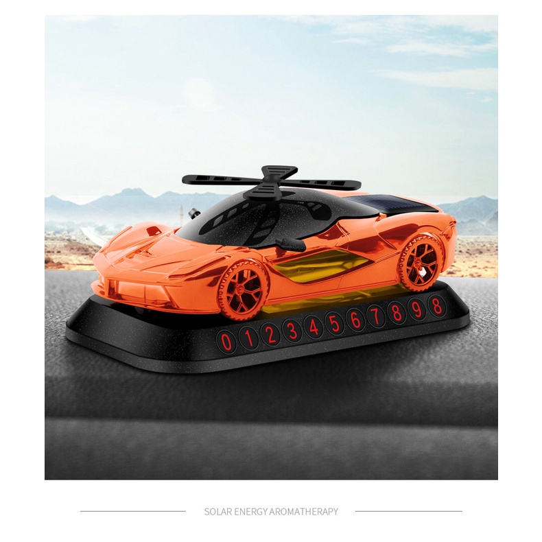 Máy Khuếch Tán Tinh Dầu Xoay Năng Lượng Mặt Trời Cho Xe Hơi