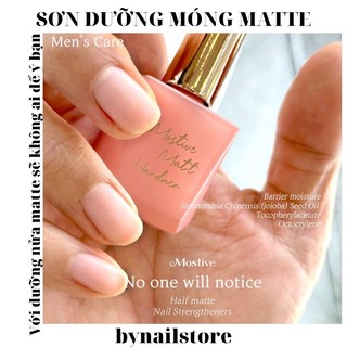 [Mostive] Sơn dưỡng cứng móng haft matte cao cấp Hàn Quốc (1pcs)