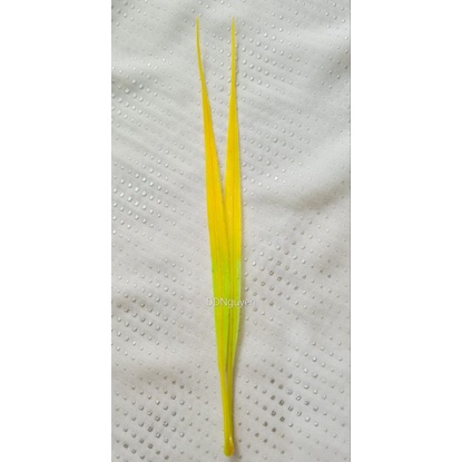 Lá lúa nhựa màu vàng/xanh