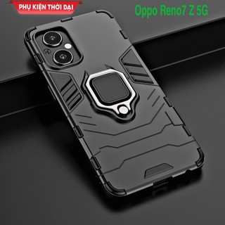 Ốp lưng Reno 7Z 5G Iron Man Iring chống sốc chống va đập mạnh giá đỡ mặt lưng xem phim siêu bền