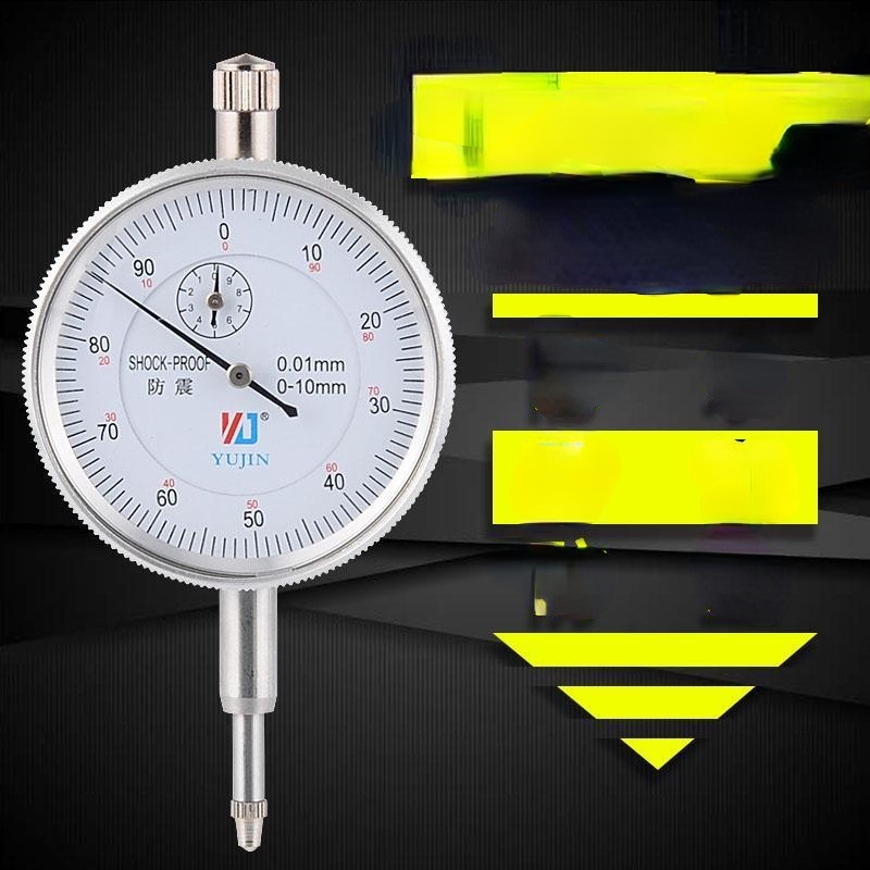 Đồng hồ quay số đồng hồ quay số chống sốc 0-10mm đế đồng hồ từ tính 0.01mm một bộ đồng hồ đo hiệu ch