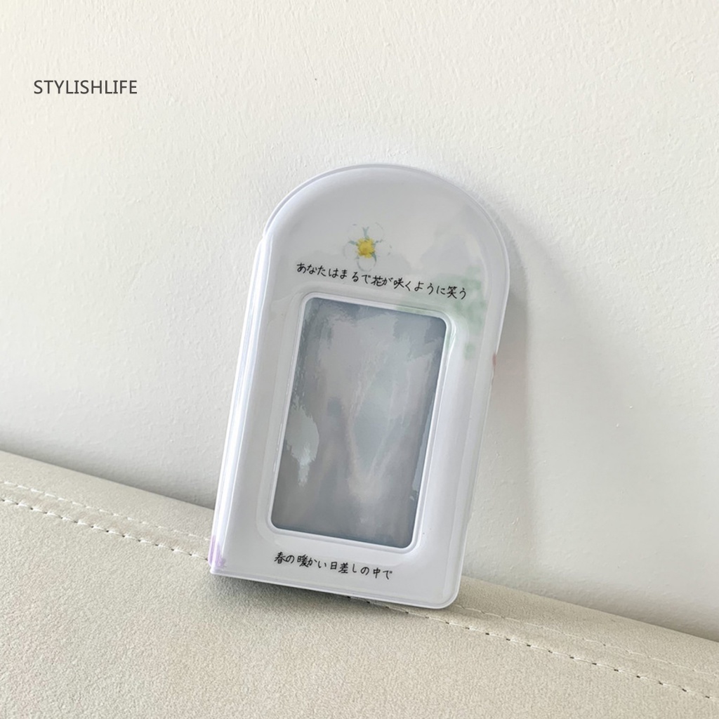 Giá Đỡ Album Ảnh Mini Hình Vuông Thiết Kế Nút Bấm Tiện Dụng