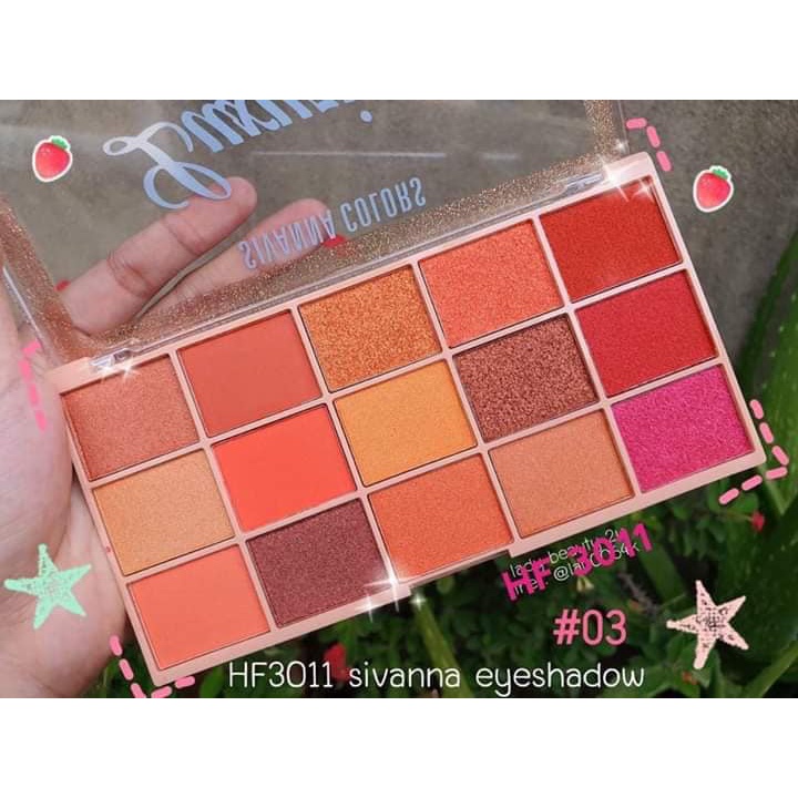 Siviana Colours Phấn Mắt Siêu Chuyên Nghiệp Sang Trọng HF3011