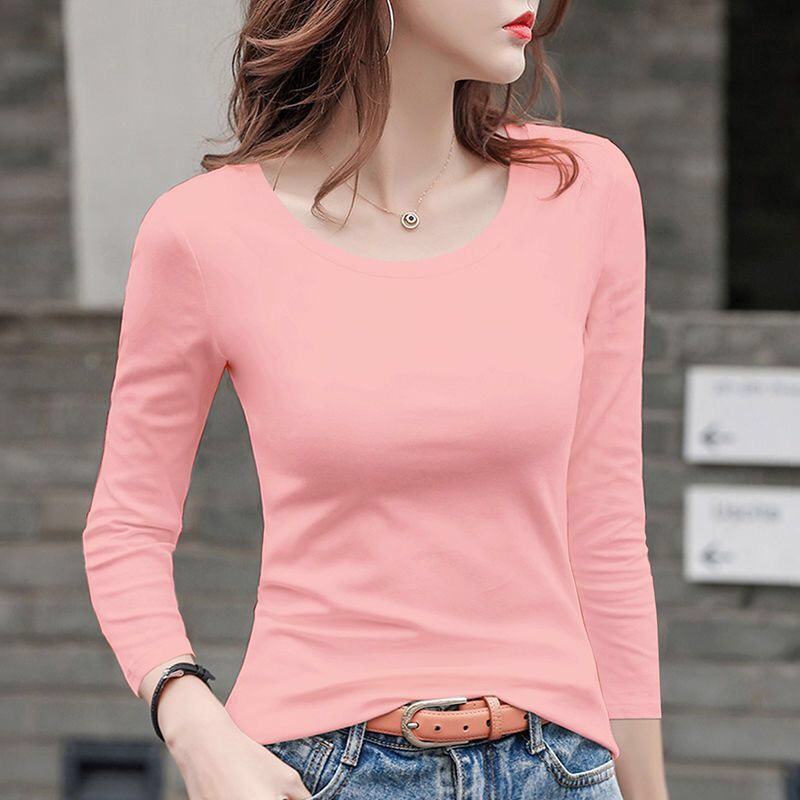 Áo giữ nhiệt cổ tròn nhiều màu cho nữ