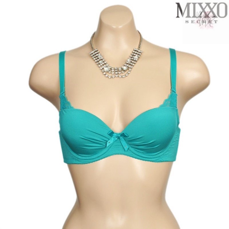 Áo Lót Ngực Bra Mút Vừa Có Gọng Phối Ren Nâng Ngực MIXXO Hàng Xuất Dư Hàn Xịn Cao Cấp Hồng Nhiều Màu