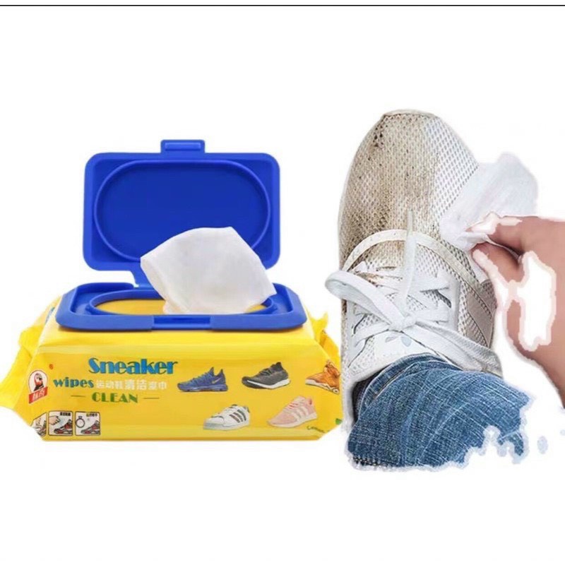 Lau trắng giầy dép túi xách đa năng Sneaker