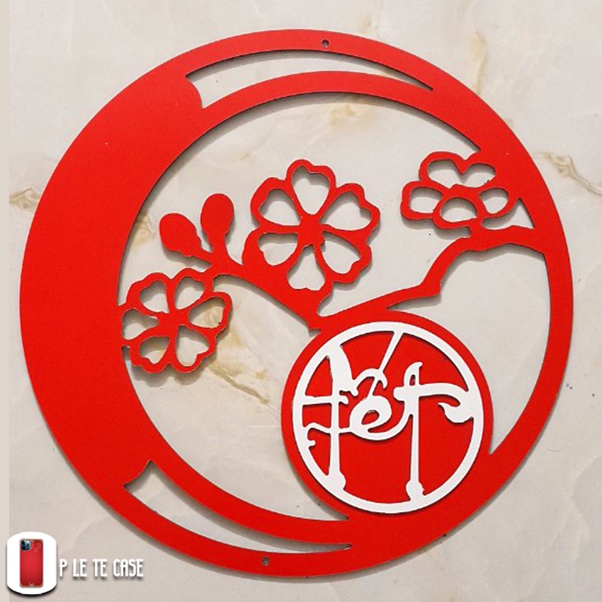 Vòng treo Tết decor, Vòng trang trí xuân-40CM