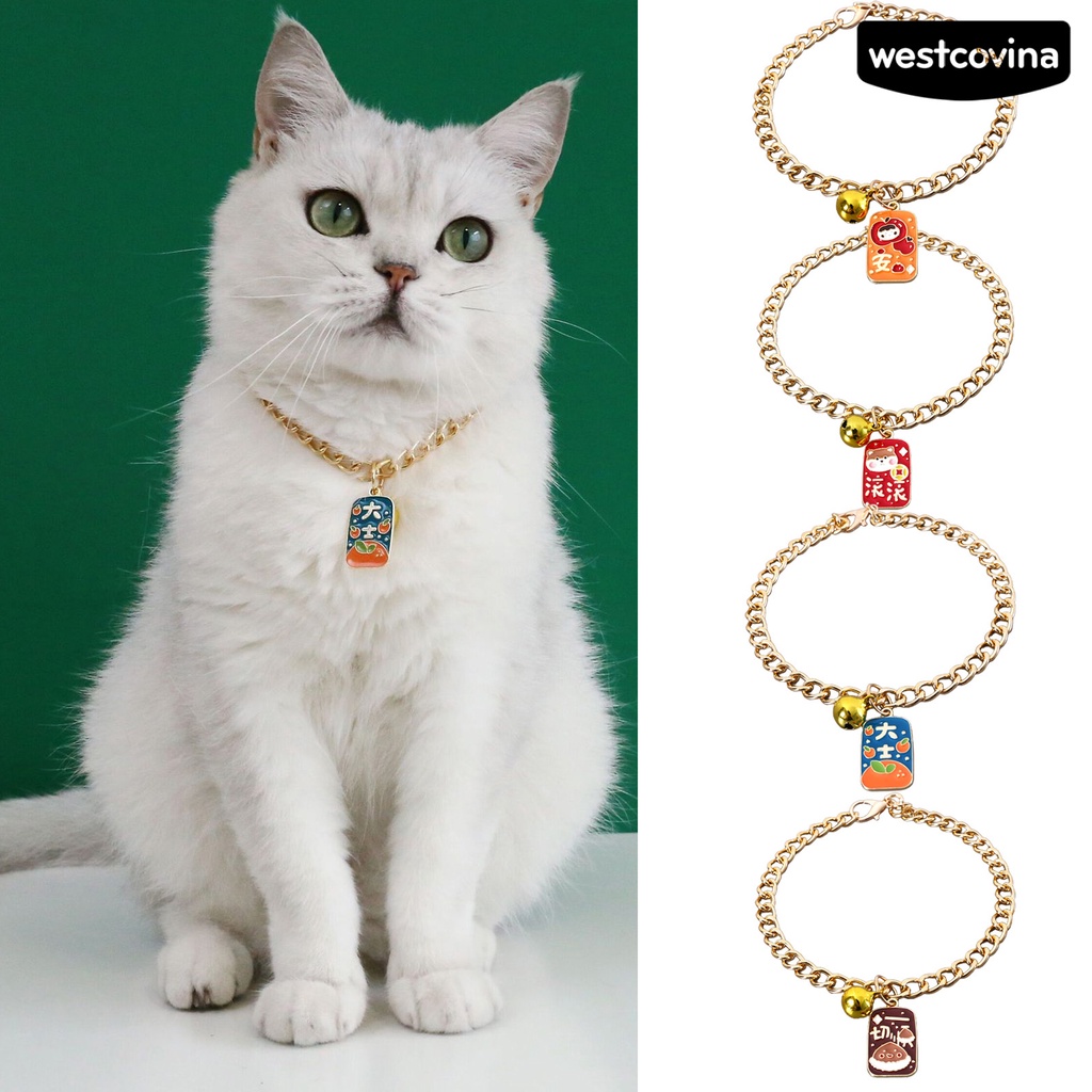 [Hot]♝Vòng Cổ Thú Cưng Mini Thiết Kế Chuông Nhỏ Lấp Lánh Màu Sắc Tươi Sáng Không Gây Dị Ứng