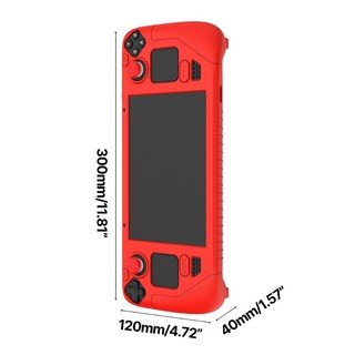 Kok Protector-Shell cho Steam Deck Silicone Cover Case Game Anticratch Console Case