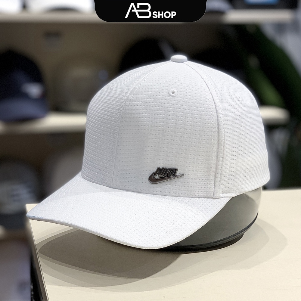 Mũ Nón Lưỡi Trai Nike Logo Inox Bít Đuôi