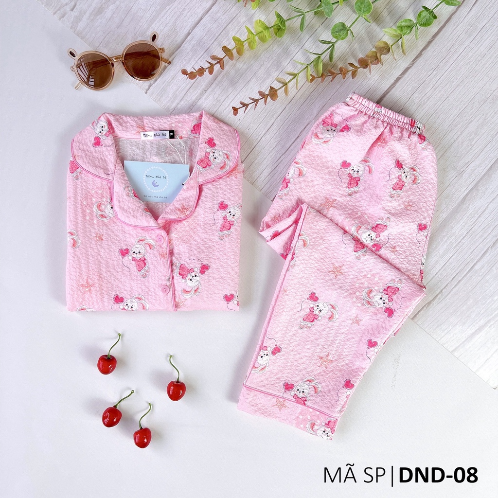 Pijama Đũi Xốp TNQD Tiệm Nhà Bé - Thỏ
