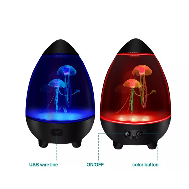 Đèn Ngủ Co Sứa Hiệu Ứng Led RGB 3D | BigBuy360 - bigbuy360.vn