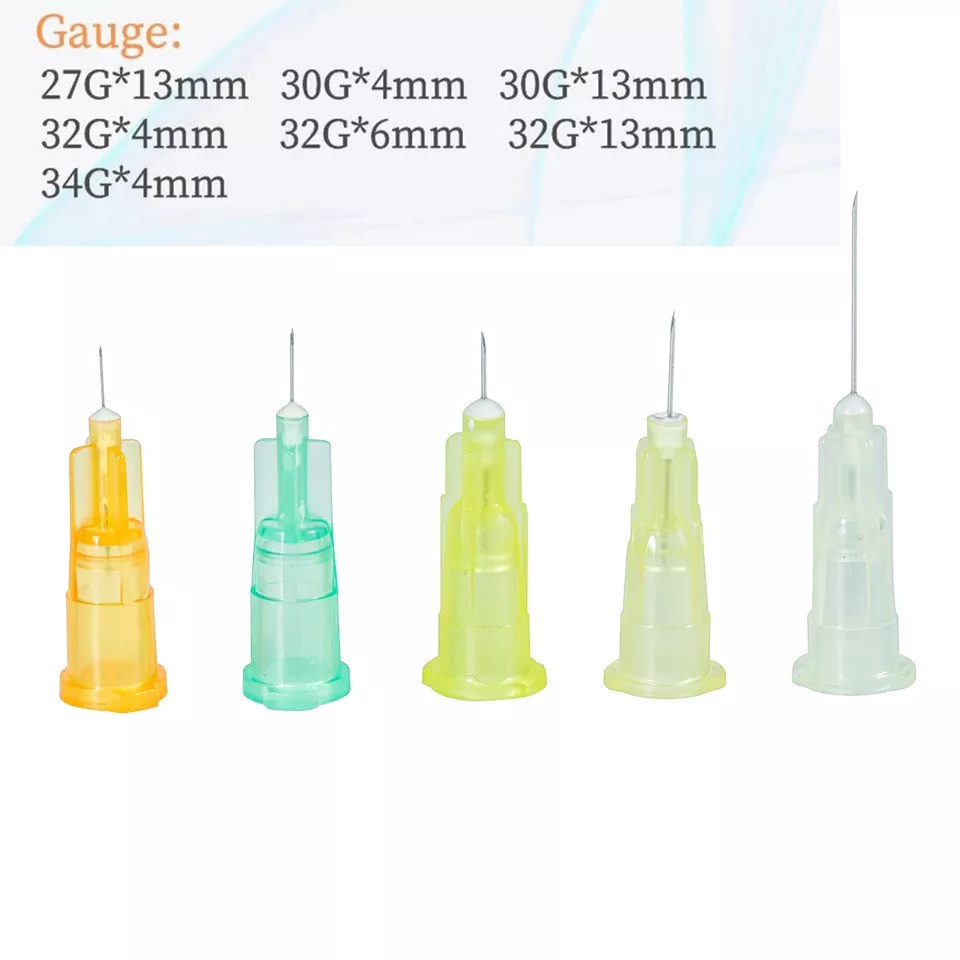 Đầu kim 32G 34G 4mm 13mm Magicalift tiêm cá hồi dưỡng chất prp - Wholesale High Quality Disposable 34G 4mm Sharp Needle