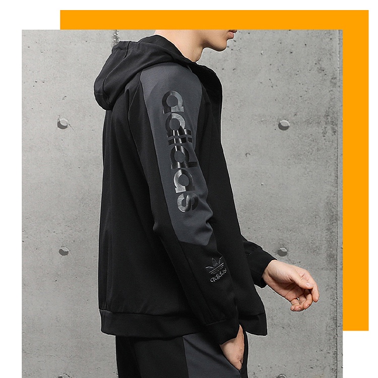 Áo Khoác Hoodie Thể Thao Adidas 100% Chính Hãng Thêu logo Thời Trang Cho Nam Và Nữ