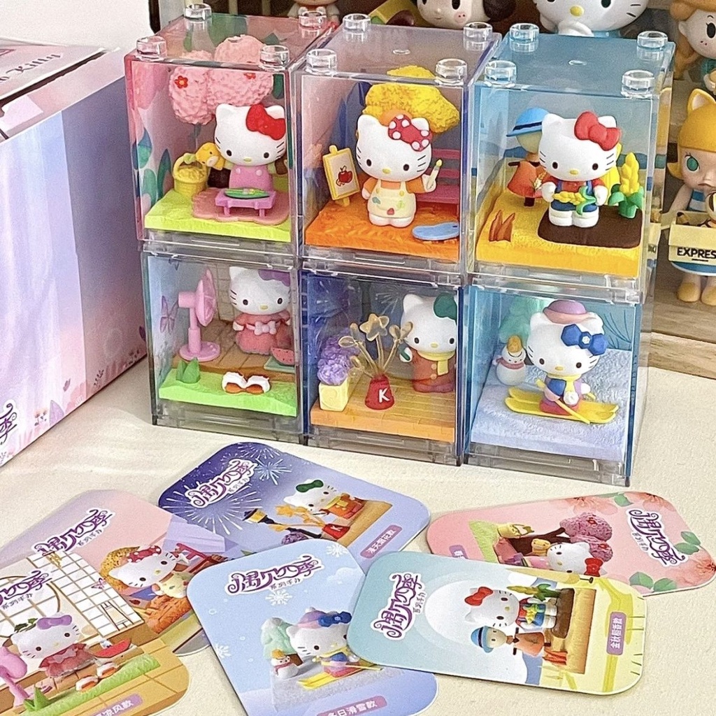 Mô Hình Hello Kitty Dễ Thương Dùng Trang Trí