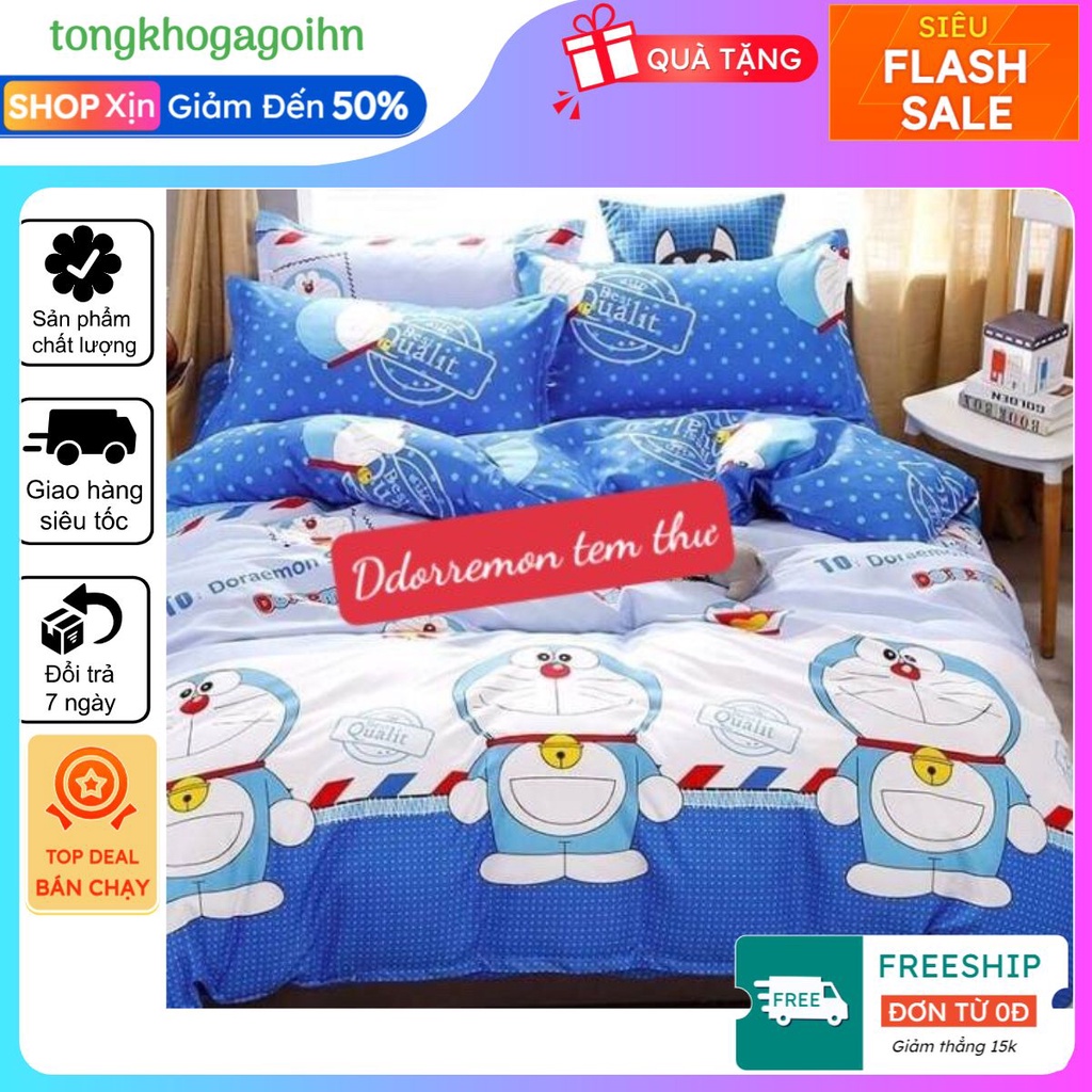Ga Trải Giường Cotton Poly, Ga Nệm Drap Giường 1m2,1m6