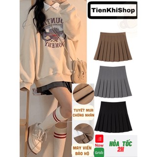 Chân váy tennis xếp ly TienKhiShop có quần bên trong, nút cài CVN04