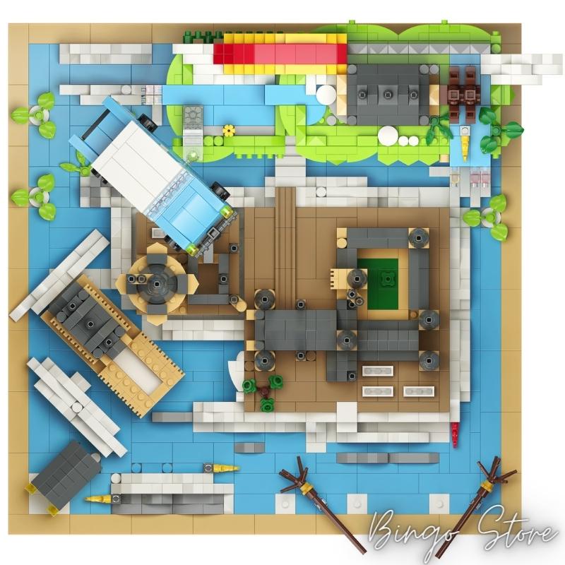 MÔ HÌNH LẮP RÁP LÂU ĐÀI PHÉP THUẬT HOGWARTS